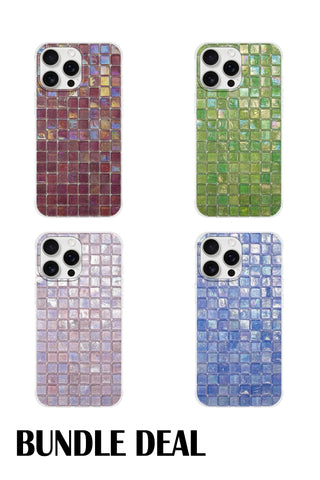 Dazzling Mosaic iPhone Cases 4-Pack Bundle