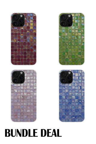 Dazzling Mosaic iPhone Cases 4-Pack Bundle