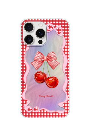Cherry Bow Check