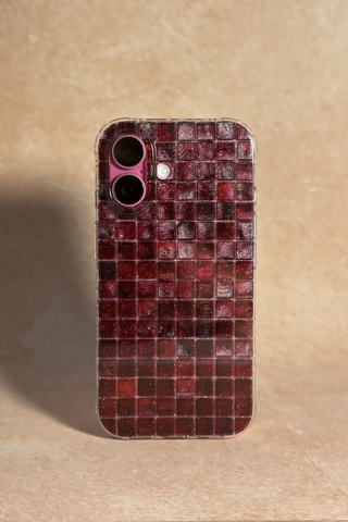 Crimson Mosaic Glitz