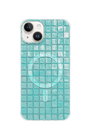 Aqua Grid Sparkle