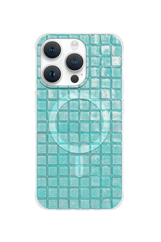 Aqua Grid Sparkle