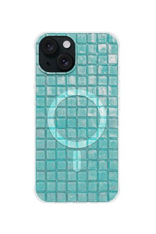 Aqua Grid Sparkle
