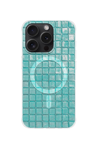 Aqua Grid Sparkle