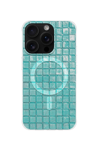 Aqua Grid Sparkle