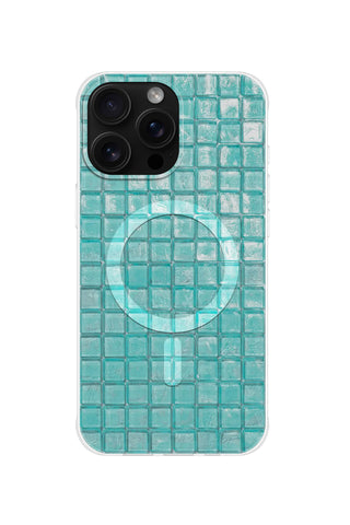 Aqua Grid Sparkle