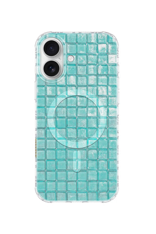 Aqua Grid Sparkle