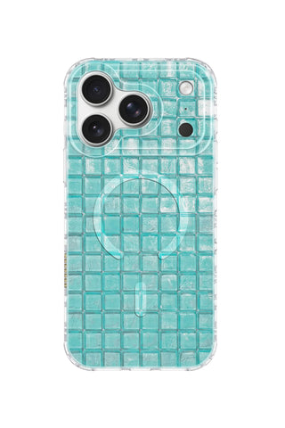 Aqua Grid Sparkle