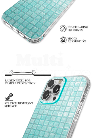 Aqua Grid Sparkle