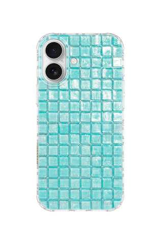 Aqua Grid Sparkle
