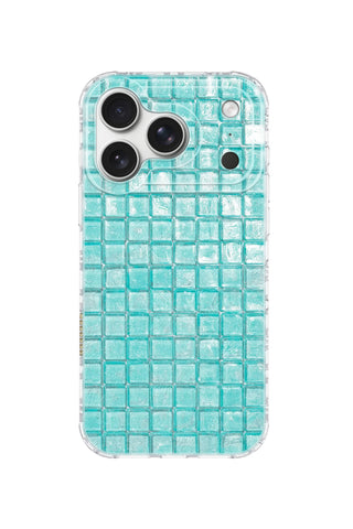 Aqua Grid Sparkle