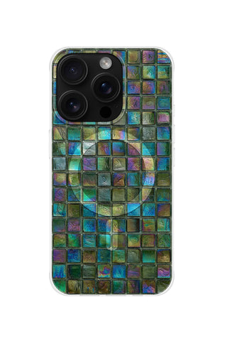 Emerald Grid Sparkle