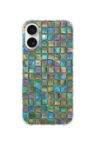 Emerald Grid Sparkle