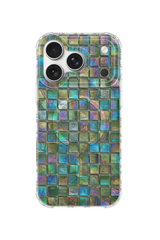 Emerald Grid Sparkle