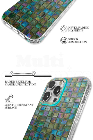 Emerald Grid Sparkle
