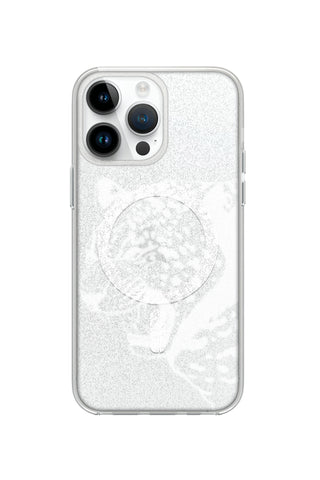 Glittery Leopard Imprint