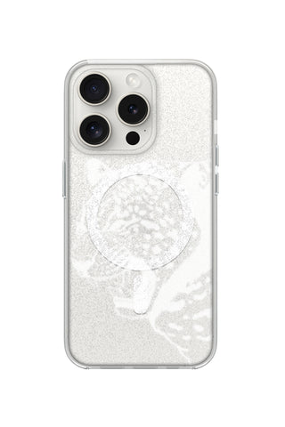 Glittery Leopard Imprint