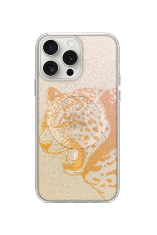 Glittery Leopard Imprint