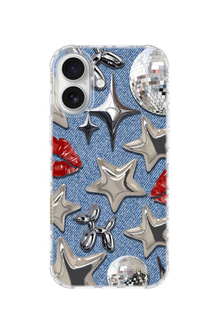 Y2K Inspired Denim and Metallic