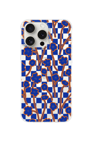Checkered Flower Branches