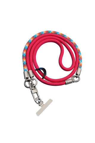 Rope Phone Crossbody Strap - Aztec Red