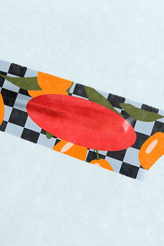 Checkered Citrus - Vintage