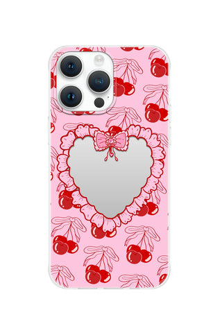 Cherry Heart Mirror