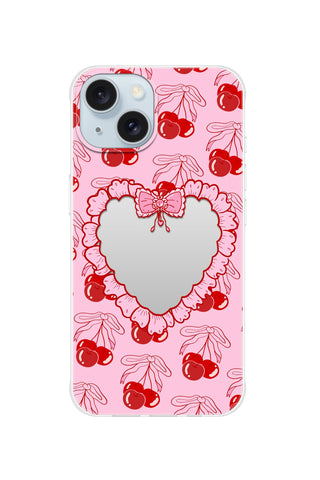 Cherry Heart Mirror