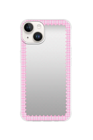 Pink Gingham Edge