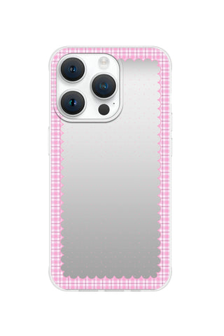 Pink Gingham Edge