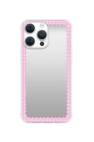 Pink Gingham Edge