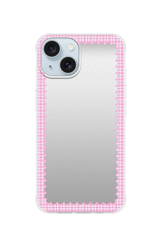 Pink Gingham Edge