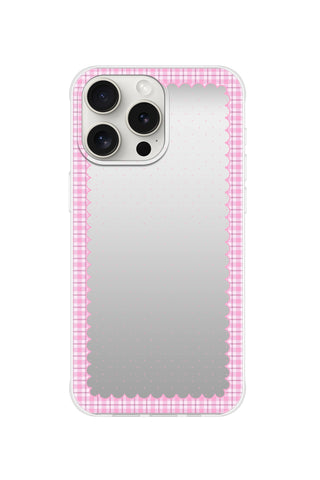 Pink Gingham Edge