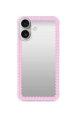 Pink Gingham Edge
