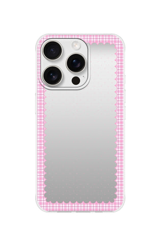 Pink Gingham Edge