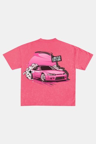 Pink Fancy Coupe Car - Vintage