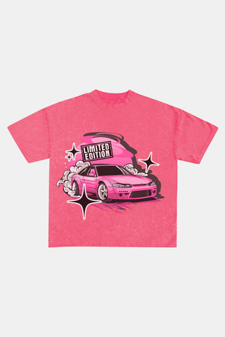 Pink Fancy Coupe Car - Vintage