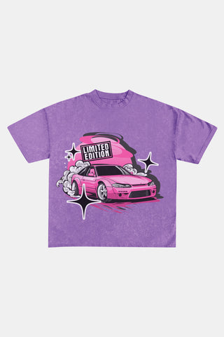 Pink Fancy Coupe Car - Vintage