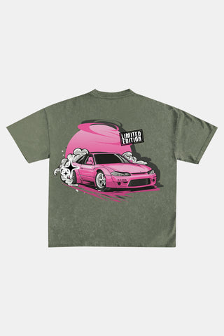 Pink Fancy Coupe Car - Vintage