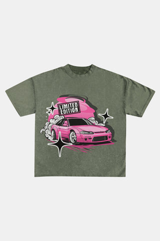 Pink Fancy Coupe Car - Vintage