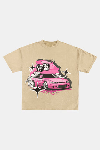 Pink Fancy Coupe Car - Vintage