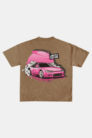 Pink Fancy Coupe Car - Vintage