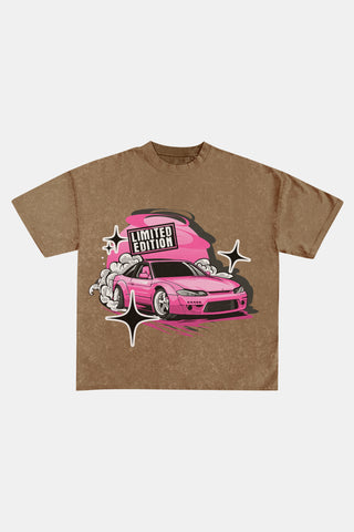 Pink Fancy Coupe Car - Vintage