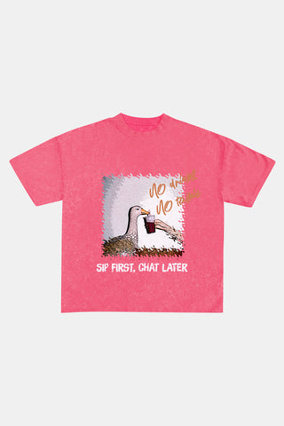 No Drinks No Talkie - Vintage