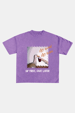 No Drinks No Talkie - Vintage