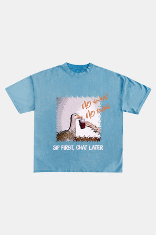 No Drinks No Talkie - Vintage