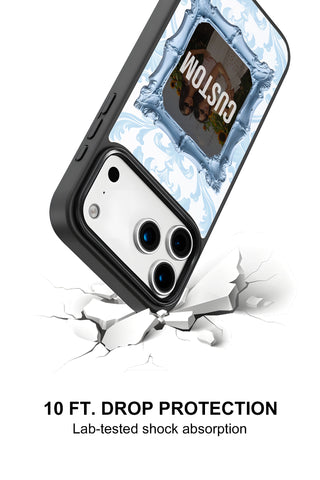 10ft drop protection and shock absorption of custom iPhone case by MultiCustomize