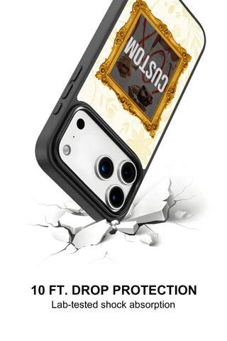 10ft drop protection and shock absorption of custom iPhone case by MultiCustomize