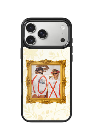 Custom Photo iPhone 17 Pro Max Case, Gold Vintage Frame Design by MultiCustomize
