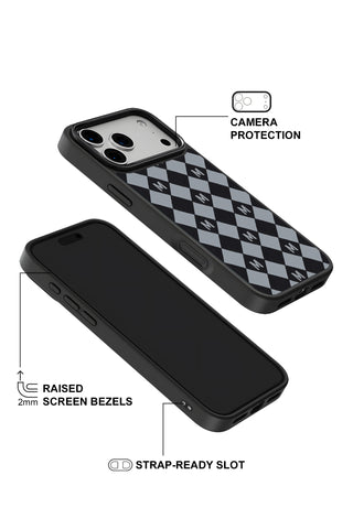 Raised camera bezel protection on personalized iPhone case by MultiCustomize